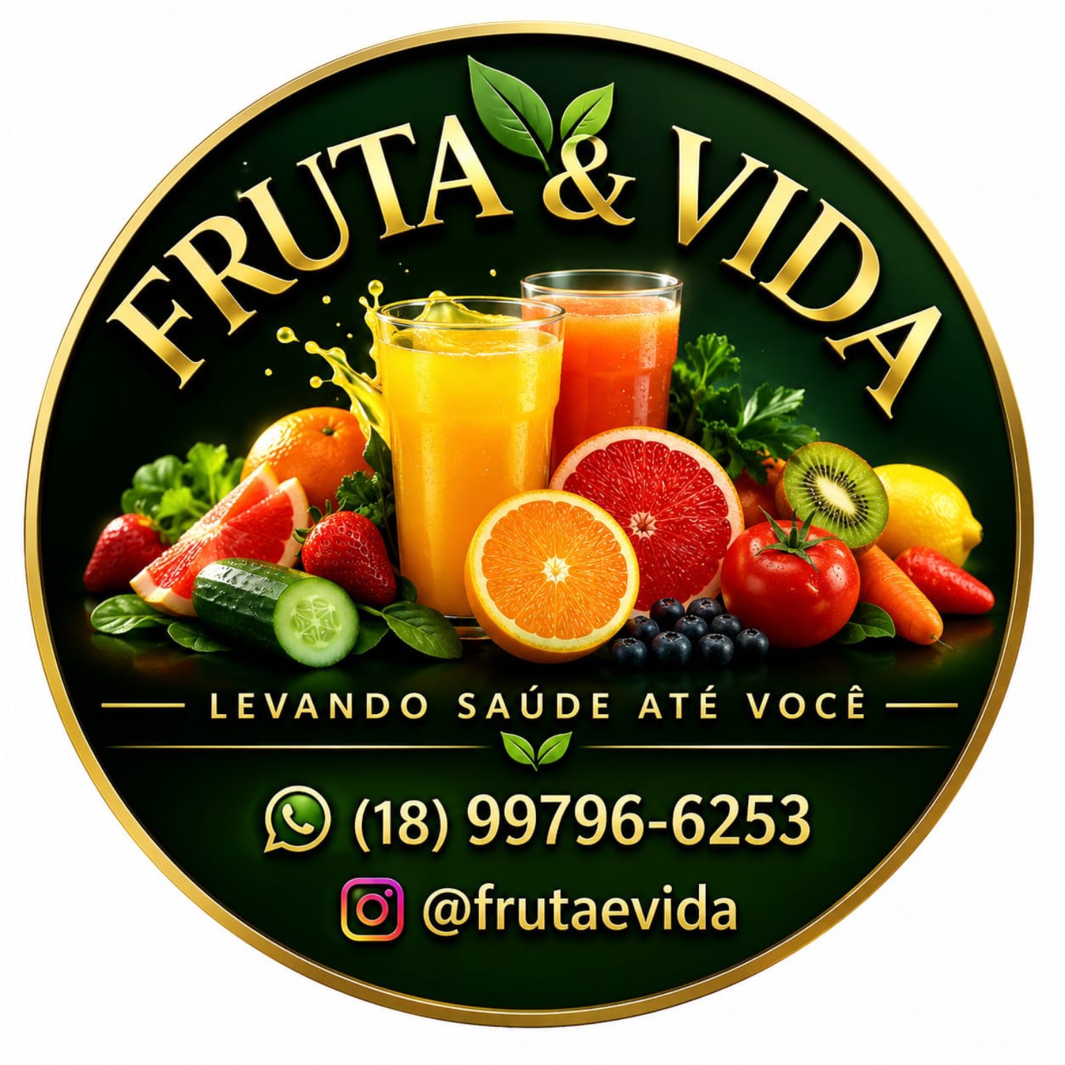 Logo Fruta & Vida